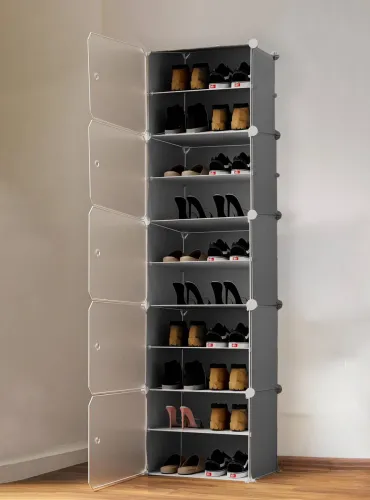 Image of Sasimo Plastic Collapsible Shoe Stand 