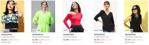 Image of Sassafaras women clothing upto 83% Discount