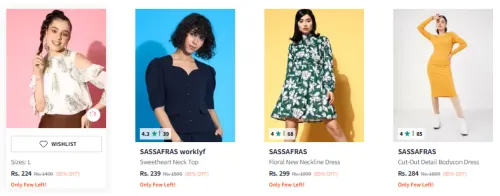 Image of SASSAFRAS Women's Clothing Upto 85% Off 