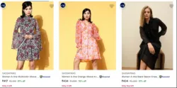SASSAFRAS Womens Dresses at minimum 70% Discount