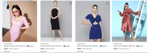Image of SASSAFRAS Women's Dresses upto 84% Discount