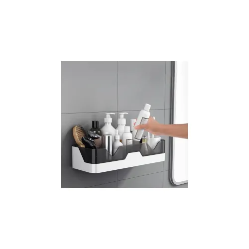 Image of Satpurush 1 Shelf Modern Wall Mount Bathroom Shelf Organizer