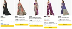 Satrani Women's Saree upto 90% Discount