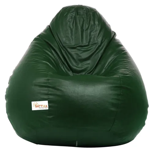 Image of Sattva Classic Leatherette Bean Bag Cover XXL