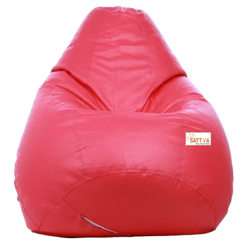 Image of Sattva Classic Bean Bag Cover Without Beans XXXL Size - Pink