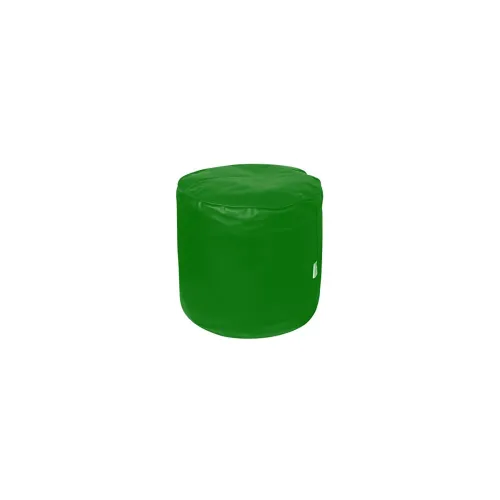 Image of Sattva Square Footstool Cover (Without Beans) - Neon Green