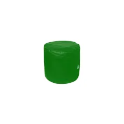 Sattva Square Footstool Cover (Without Beans) - Neon Green