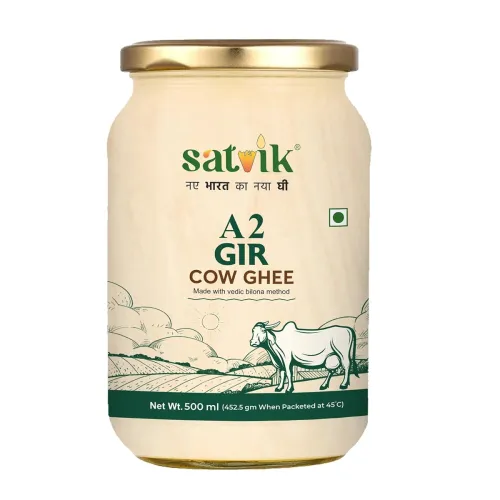 Image of SATVIK PURE GHEE A2 Gir Cow Ghee 500ml