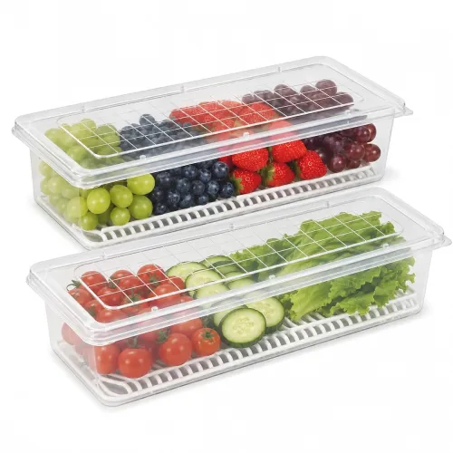 Image of SATVIKAYA Air Tight Plastic Storage Containers Set for Kitchen