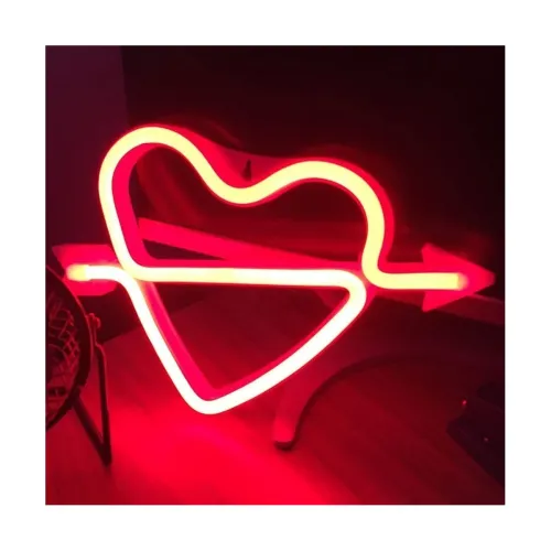 Image of SATYAM KRAFT Heart Design Neon LED Light