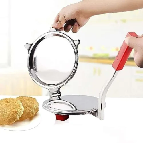 Image of SAVARA Cold Manual Puri Maker Press | Chapati & Puri Press Machine Manual Dough Press (Manual Roti Maker Press | Chapati