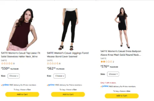 Image of Save 10% Coupon on SAFFE Women's Fashion 