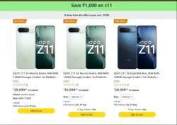 Save ₹1,000 on z11 Smart phones