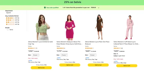 Image of Save 25% on Selvia Women's Clothing