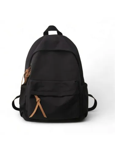 Image of SAVIE Small 15 L Laptop Backpack Canvas 15L Medium Bag (Black)