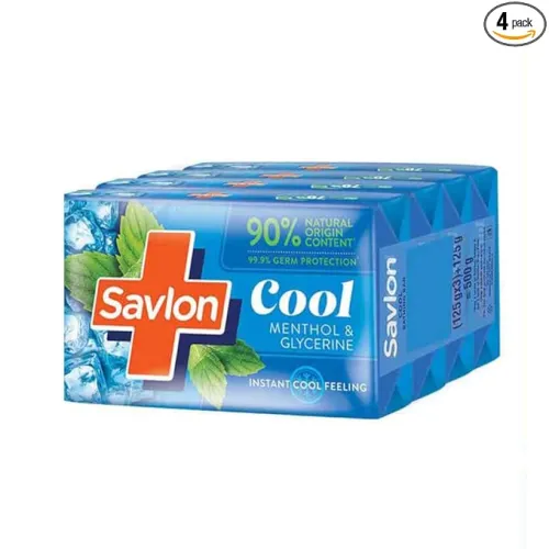 Image of Savlon Cool Soap 125g * Pack of 4