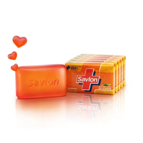 Image of Savlon Glycerin Soap Pack of 5 120g each