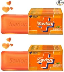 Savlon Moisturizing Glycerin Soap Bar Pack Of 10-125G Each