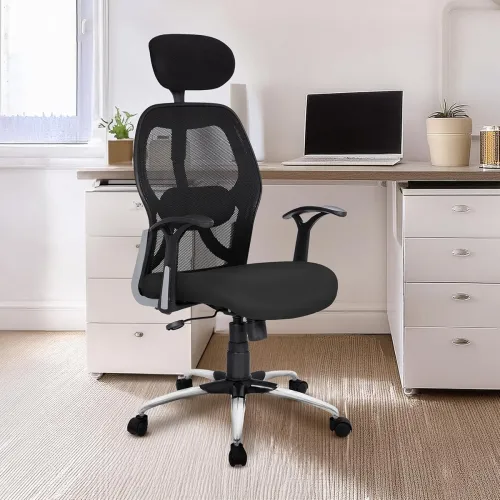 Image of SAVYA HOME Resin Apollo High Back Ergonomic Chair for Office Work at Home,for Men & Study Chair,Computer Chair with 2D A