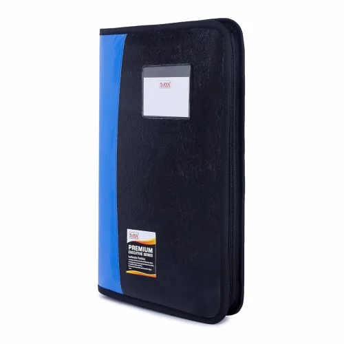 Image of SAYA Executive Portfolio 10 Pocket Leatherette Document Holder