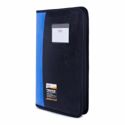 SAYA Executive Portfolio 10 Pocket Leatherette Document Holder