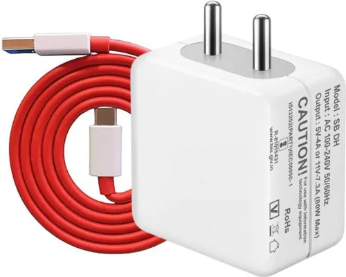 Image of SB 80W SuperVOOC Fast Charger with Detachable Cable – White