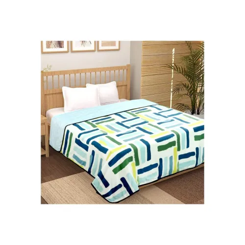 Image of SB HOME Pure Cotton Printed Single Bed Blanket 152 x 225 cm