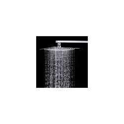 SBD Ultra Thin SS Square 101mm Rain Shower with SS Square Shower Arm Combo