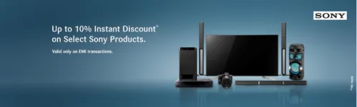 Image of SBI Credit Card Offer: Get up to 10% instant discount on Sony Products
