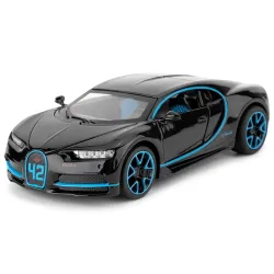 Scale Bugatti Chiron Exclusive Alloy Metal Pull Back Die