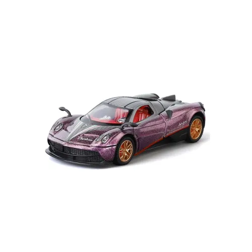 Image of Scale Pagani Huayra BC Luxury Supercar Alloy Car Model Diecast Toy Car Model with Sound Light Pull Back Car Toy for Kids