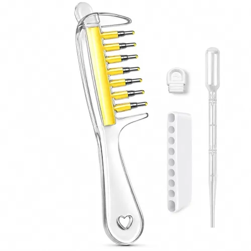 Image of Scalp Serum Applicator Comb with Dropper | Stand