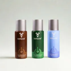 Scentigrade TrioPack Unisex Luxury Perfume Body Spray (450ml, Po3) 