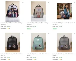 School Bags @ Starting ₹140