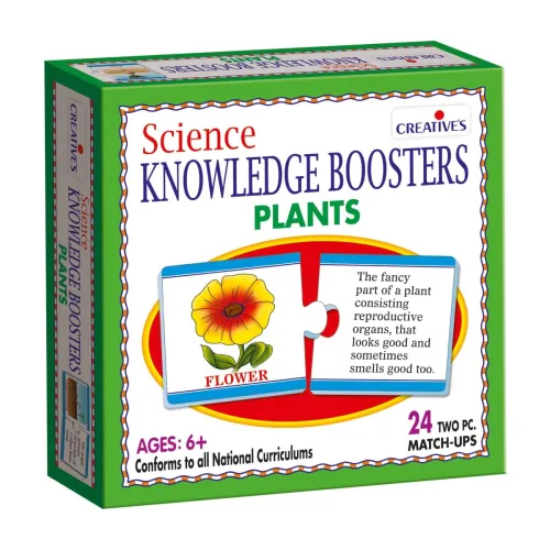 Image of Science Knowledge Boosters Plants 24 Match-Up Puzzle Cards 