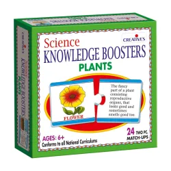 Science Knowledge Boosters Plants | 24 Match-Up Puzzle Cards | Plant Parts Vocabulary Activity | Conforms to National Curriculum | Educational Card Game Ages 6+