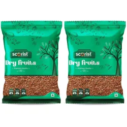 Scorist Premium Flax Seeds 500g (Pack of 2)