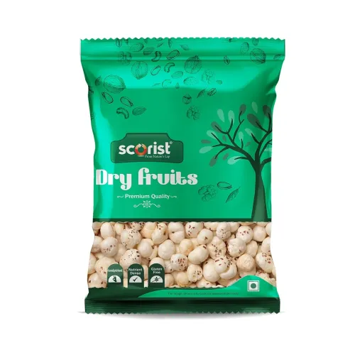 Image of Scorist Premium Foxnut (Makhana) 100g | Fox Nuts (Phool Makhana) 100g | Lotus Seeds | Healthy Snacks | Vegan, Superfood