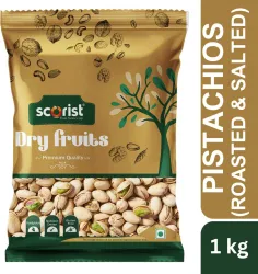 Scorist Roasted & Salted California Pistachios – 1kg Pack