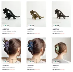 Scorpius Hair Accessories Starting @ ₹40