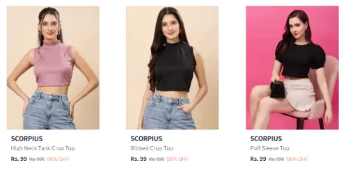 Image of Scorpius Top Starting @ ₹99