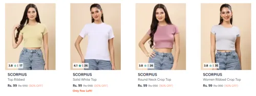 Image of Scorpius Women Fashion Strating @ ₹99