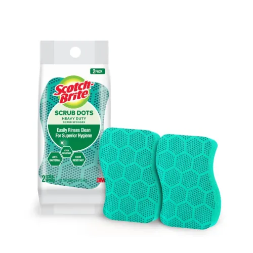 Image of Scotch-Brite Heavy Duty Scrub Dots for Powerful Scrubbing, Suitable for Iron Cast, Stainless Steel & Non-Coated Cookware