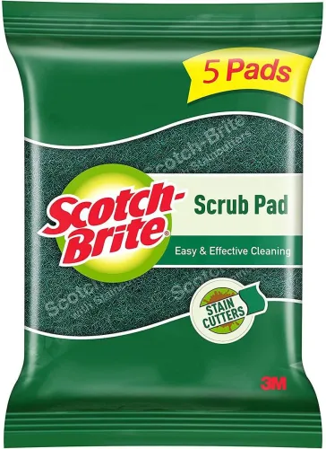 Image of Scotch-Brite Scrub Pad  (Regular, Pack of 5)
