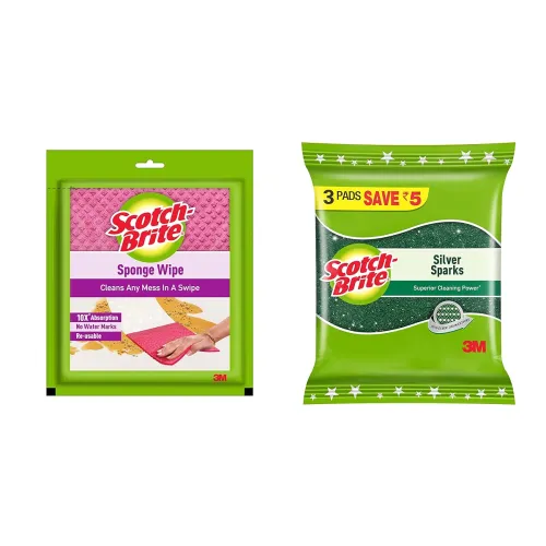 Image of Scotch-Brite Sponge Wipe Large, 9 Units 