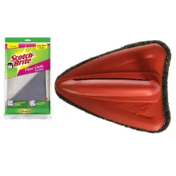 Scotch-Brite Floor Cleaning Cloth and Jet Scrubber Brush Set (Multicolor)