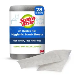 Scotch-Brite Roll Type Disposable Cleaning Sheet for Hygienic and Easy Dish