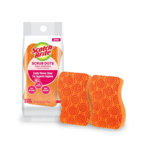 Image of Scotch-Brite Scrub Dots Non-Scratch Sponge (2 Pieces)