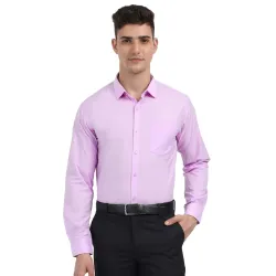 Scott International Solid Full Sleeves Wrinkle Free Cotton Formal Shirt for Men