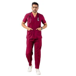 Scrub Suit - Classic V-Neck Healthcare Uniform Set